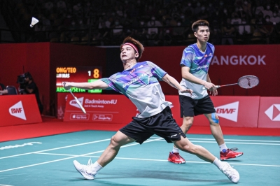 由于目前羽坛男双竞争激烈,罗斯曼希望王耀新/张御宇能够继续提升世界排名,才能确保拿下一席巴黎奥运资格。-摘自泰国羽总脸书- 由于目前羽坛男双竞争激烈,罗斯曼希望王耀新/张御宇能够继续提升世界排名,才能确保拿下一席巴黎奥运资格。-摘自泰国羽总脸书-