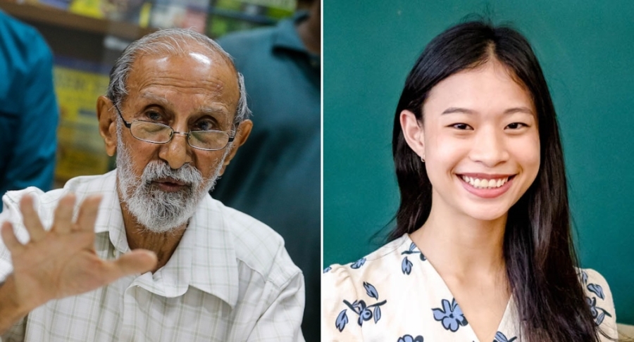 80岁的班台惹查州席候选人拉文德星(左),是最年长的候选人;最年轻的候选人则是出战国际山庄州席、23岁的邓育琳。-Sayuti Zainudi,Firdaus Latif摄- 80岁的班台惹查州席候选人拉文德星(左),是最年长的候选人;最年轻的候选人则是出战国际山庄州席、23岁的邓育琳。-Sayuti Zainudi,Firdaus Latif摄-