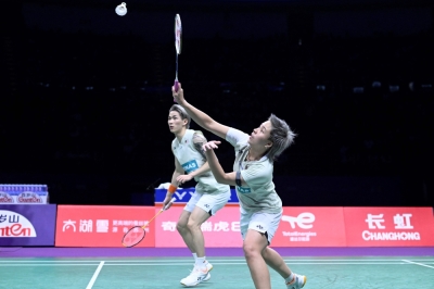 混双教练诺瓦认为陈堂杰/杜依蔚如果要升上世界前10,并保持在那个位置的话就要有野心,同时在接下来的赛事至少打进8强才行。-法新社- 混双教练诺瓦认为陈堂杰/杜依蔚如果要升上世界前10,并保持在那个位置的话就要有野心,同时在接下来的赛事至少打进8强才行。-法新社-