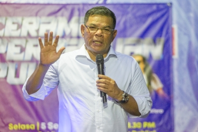 赛弗丁说,慕尤丁发表“投苏海占违反教律”的论述,是受到伊党影响的结果。-Shafwan Zaidon摄- 赛弗丁说,慕尤丁发表“投苏海占违反教律”的论述,是受到伊党影响的结果。-Shafwan Zaidon摄-