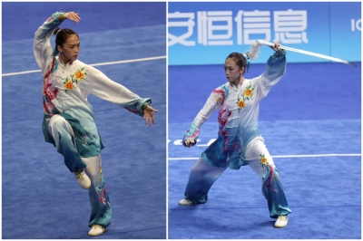 陈思萱在太极全能赛以0.016分的微差,不敌香港的陈穗津,与亚运铜牌擦肩而过。-摘自大马体理会脸书/精彩大马制图- 陈思萱在太极全能赛以0.016分的微差,不敌香港的陈穗津,与亚运铜牌擦肩而过。-摘自大马体理会脸书/精彩大马制图-