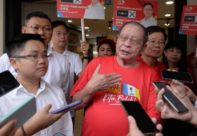 林吉祥说,西蒂玛斯杜拉的“表亲论”,与哈迪阿旺曾做出的荒谬指控没有什么两样。-KE Ooi摄- 林吉祥说,西蒂玛斯杜拉的“表亲论”,与哈迪阿旺曾做出的荒谬指控没有什么两样。-KE Ooi摄-