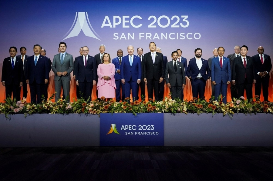 美国主办的三藩市APEC峰会週五闭幕,各国领袖代表只对世贸组织进行改革上有共识,但在以哈和俄乌战争中仍立场分歧。-路透社- 美国主办的三藩市APEC峰会週五闭幕,各国领袖代表只对世贸组织进行改革上有共识,但在以哈和俄乌战争中仍立场分歧。-路透社-
