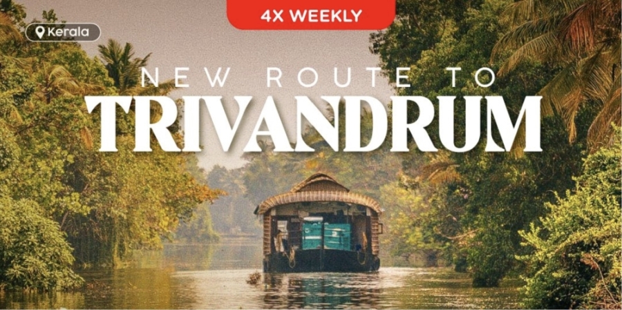 亚航推出飞往印度南部城市地特里凡得琅的航班!-亚航供图- 亚航推出飞往印度南部城市地特里凡得琅的航班!-亚航供图-