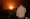 朝鲜周二晚将军事侦察卫星“万里镜1”号送上地球轨道。图示朝鲜最高领袖金正恩在观看火箭从一座基地发射。-朝中社-