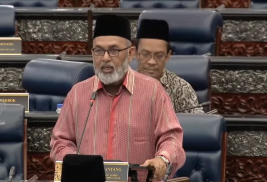 赛阿布胡申今日公开表态,支持首相安华。-图截自视频- 赛阿布胡申今日公开表态,支持首相安华。-图截自视频-