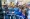 首相安华周六在武吉加利尔国家体育场参观“与昌明大马政府同庆一周年活动”。-Shafwan Zaidon摄-