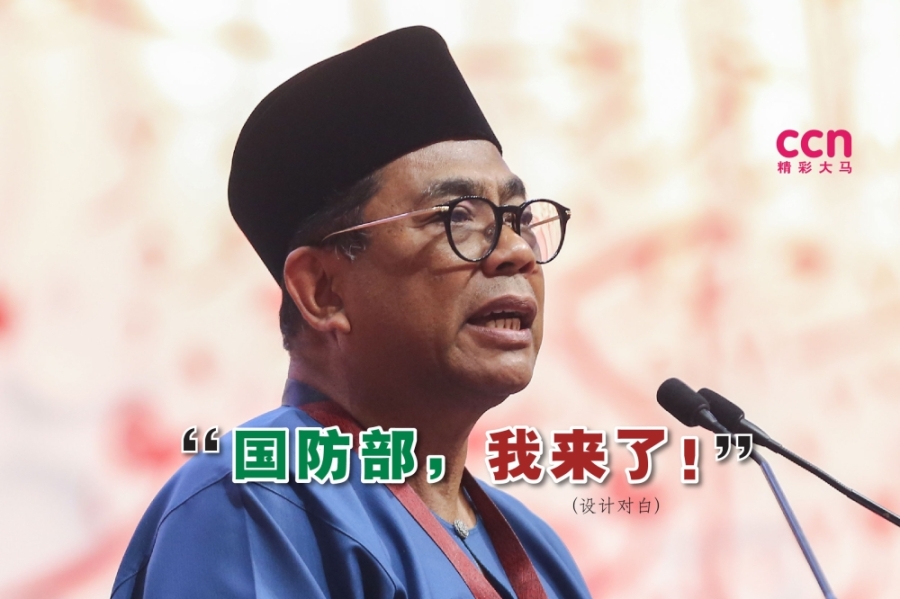 卡立诺丁在最新的内阁改组中受委国防部长。-Yusof Mat Isa摄- 卡立诺丁在最新的内阁改组中受委国防部长。-Yusof Mat Isa摄-
