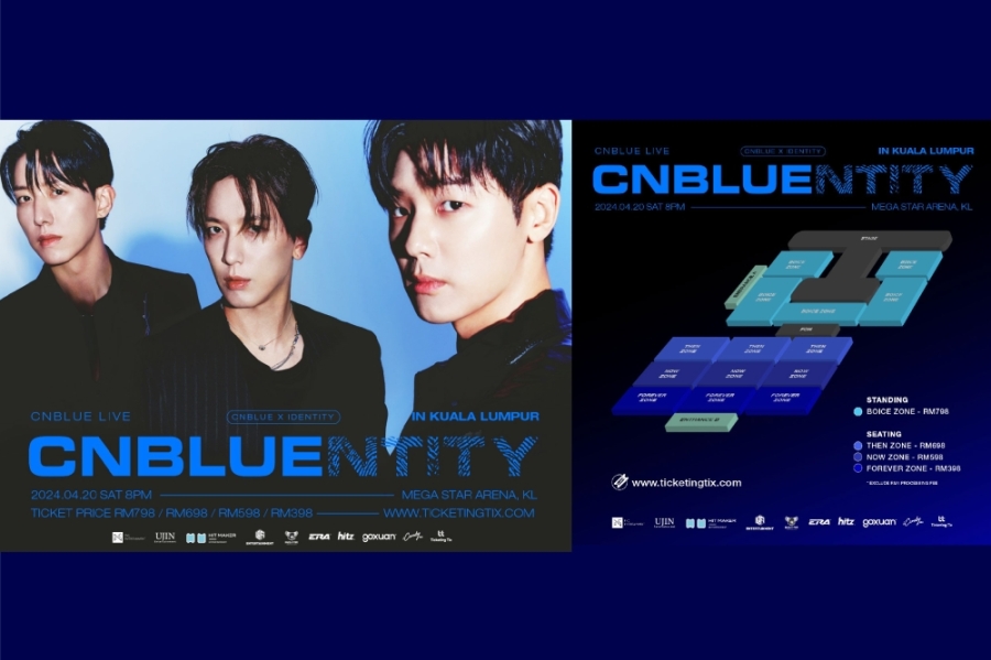 “2024 CNBLUE Live‘CNBLUENTITY’ in Kuala Lumpur”演唱会将于4月20日隆重引爆!-图摘自Lo-Fi Entertainment脸书- “2024 CNBLUE Live‘CNBLUENTITY’ in Kuala Lumpur”演唱会将于4月20日隆重引爆!-图摘自Lo-Fi Entertainment脸书-