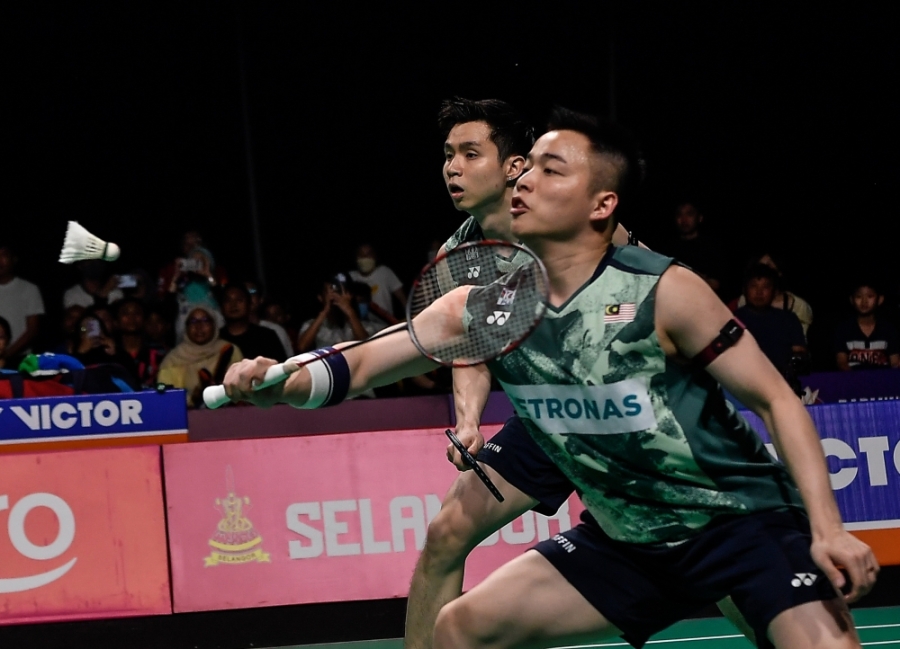 谢定峰/苏伟译认为亚团赛成为他们征战欧洲赛前的热身战,为接下来的赛事做好了准备。-马新社- 谢定峰/苏伟译认为亚团赛成为他们征战欧洲赛前的热身战,为接下来的赛事做好了准备。-马新社-