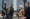 乌克兰总统泽连斯基（中）与比利时首相德克罗（右起）、欧盟委员会主席冯德莱恩、意大利总理梅洛尼和加拿大总理特鲁多，周六在基辅郊区的霍斯托梅尔机场，举行纪念战争届满两周年活动。-路透社-