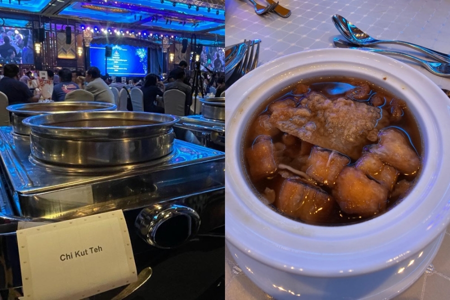 旅游部今日以“鸡骨茶”(Chi Kut Teh)成为该部文化遗产暨媒体之夜桌上佳肴之一。-精彩大马- 旅游部今日以“鸡骨茶”(Chi Kut Teh)成为该部文化遗产暨媒体之夜桌上佳肴之一。-精彩大马-