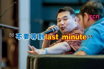 拉菲兹促请民众勿等到最后一刻才登记主要数据库。-Sayuti Zainudin摄,精彩大马制图- 拉菲兹促请民众勿等到最后一刻才登记主要数据库。-Sayuti Zainudin摄,精彩大马制图-