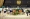 苏丹依布拉欣陛下（中）及拉惹查丽苏菲雅（右2）周三在国家王宫，设宴款待正副首相、内阁部长及外国使节等人，共庆开斋节。-马新社-