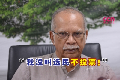 拉玛沙米直言,Urimai并非阻止选民实践民主,只是要求选民,尤其是印度人,不要投给希盟行动党候选人。-KE Ooi摄,精彩大马制图- 拉玛沙米直言,Urimai并非阻止选民实践民主,只是要求选民,尤其是印度人,不要投给希盟行动党候选人。-KE Ooi摄,精彩大马制图-