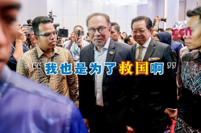 安华强调,政府落实目标式柴油补贴机制,是为了拯救国家。-Sayuti Zainudin摄- 安华强调,政府落实目标式柴油补贴机制,是为了拯救国家。-Sayuti Zainudin摄-