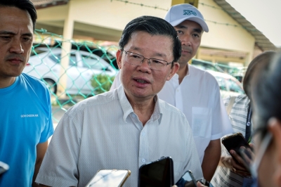 曹观友坦承,希盟与国阵在双溪峇甲补选,无法说服选民给予支持。-马新社- 曹观友坦承,希盟与国阵在双溪峇甲补选,无法说服选民给予支持。-马新社-