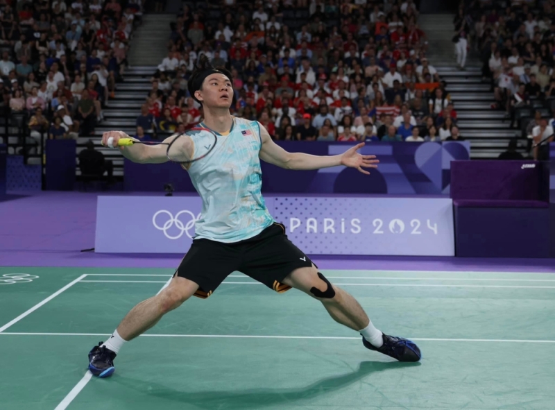 李梓嘉以2比1力挫印度男单选手,为我国赢得铜牌。-图取自国家体育理事会面子书- 李梓嘉以2比1力挫印度男单选手,为我国赢得铜牌。-图取自国家体育理事会面子书-