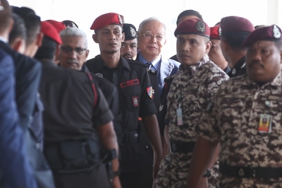 高庭宣判,纳吉在1MDB案表罪成立。-Yusof Mat Isa摄- 高庭宣判,纳吉在1MDB案表罪成立。-Yusof Mat Isa摄-