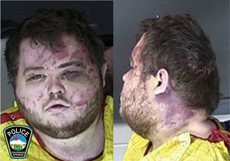 A photo of a handout released by the Colorado Springs Police Department on November 23, 2022 shows a mugshot of club shooting suspect Anderson Lee Aldrich.