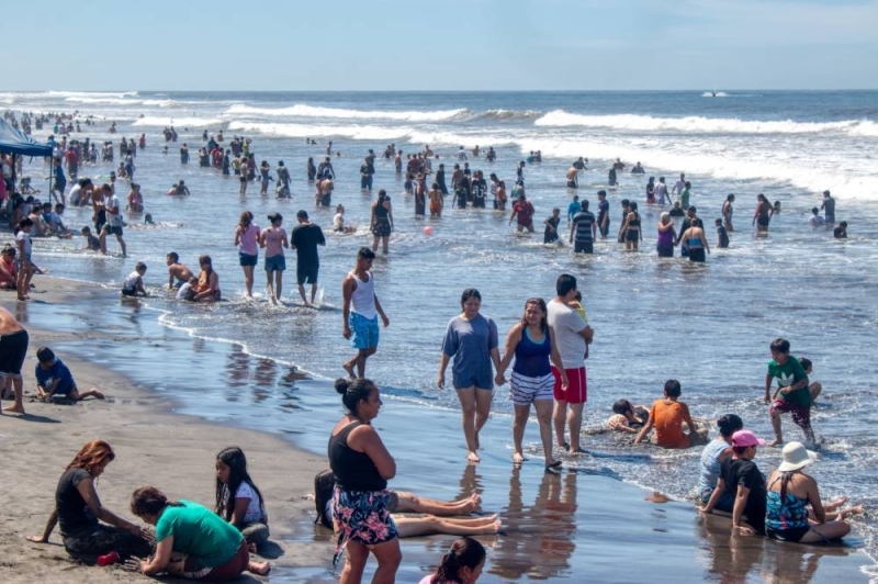 The beach is one of Easter's biggest tourist attractions.