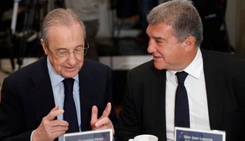 Florentino Pérez and Joan Laporta