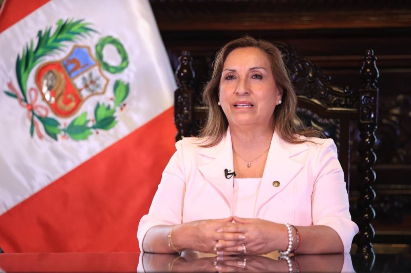Peruvian President Dina Boluarte.  / European Press.