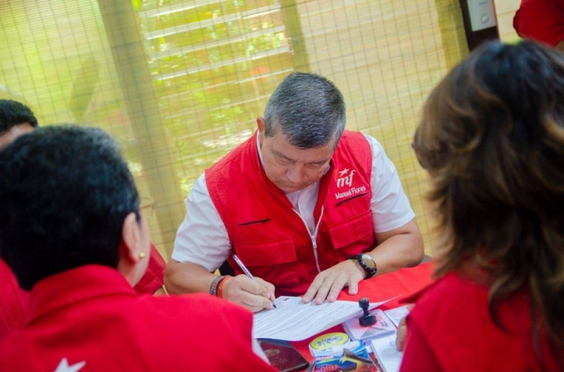 Flores is the first presidential candidate to register with the FMLN. courtesy.