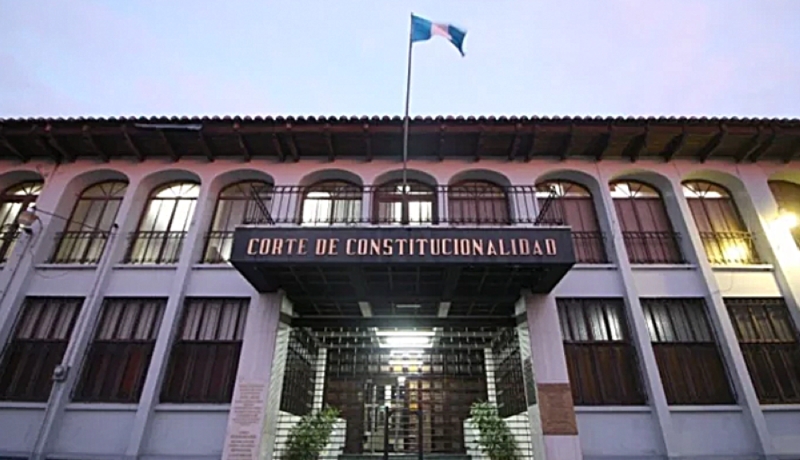 Facade of the Constitutional Court of Guatemala.