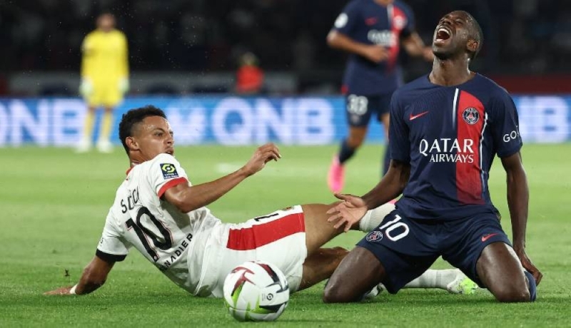PSG suffered their first loss of the season in the French league.  /AFP
