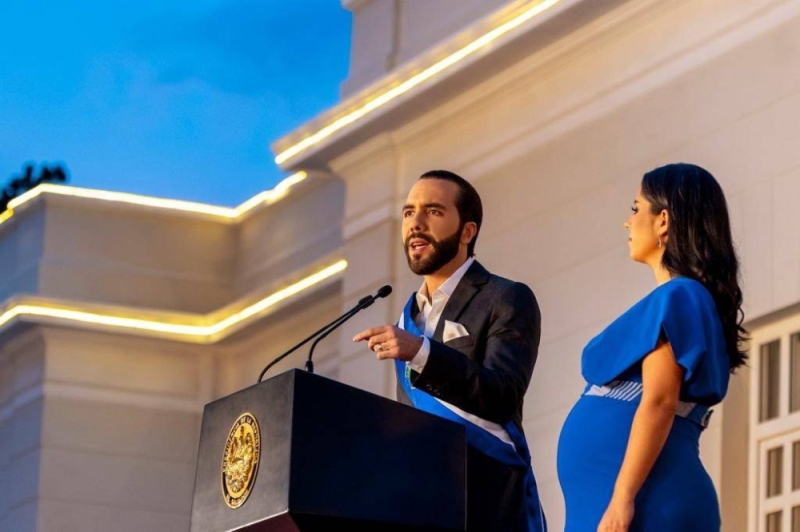 President of the Republic Nayib Boucle, together with his wife Gabriela de Boucle, First Lady of the Republic, announced on September 15 this year the sixth phase of the Territorial Management Plan.  / Presidential Palace.