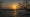 Puesta de Sol captada en la costa de La Libertad. Cortesía Marn