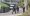 Agentes policiales caminan en los alrededores del penal de Mariona la mañana del miércoles. Foto DEM. 