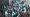 Vista aérea de personas que participan en la "Marcha por la Democracia" para exigir la renuncia de la Fiscal General Consuelo Porras y del fiscal Rafael Curruchiche, acusados de generar una crisis electoral, en la Ciudad de Guatemala el 7 de diciembre de 2023. AFP.