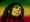 Un portrait de Bob Marley