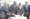 Le ministre Abdourahmane Cissé (au centre), à l’occasion de la pose de la première pierre de l’extension de la Centrale thermique d’Azito (phase 4). (DR)