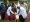 Le ministre Moussa Dosso procédant à la vaccination d'un bélier. (DR)