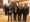 Me N'Goan à l'extrême gauche, avec Palenfo, Thomas Bach président Cio, J. Claude Talon (Benin) lors de l'Assemblée générale de l’association des comités nationaux olympiques à Tokyo 2018