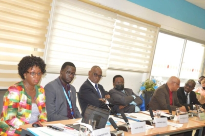 Jeannette Kah le Guil, Pdg de Didepas, (première de gauche à droite), plaide pour une meilleure application du droit en faveur des handicapés. (Dr)