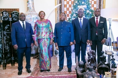 Kandia Camara a transmis un message du Chef de l’État au président Henri Konan Bédié. (Ph: Dr)