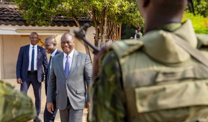 Téné Birahima Ouattara, ministre d'Etat, ministre de la Défense, a rendu une visite aux "49". (Ph: Dr)