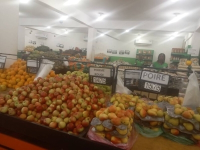 Des fruits bien conservés par Socofrais. (Ph: Marie Ange Akpa)