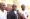 Doué Noumandiez, le chef de l'arbitrage de la Confédération africaine de football (Caf) et Yeo Songuifolo, ex-arbitre, choisis pour cette formation en compagnie du Balima Boureima, le directeur exécutif de l'Ufoa B. (Ph: Dr)