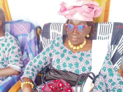 Odile N'Guessan épouse Magoné, présidente du Réseau des femmes plurielles de N'Zissiessou. (Ph: Dr)