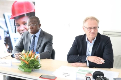 M.Serge Eric Touré -Point Focal IFE Côte d'Ivoire et M.Ronald Beauer Directeur Senior IFE -
