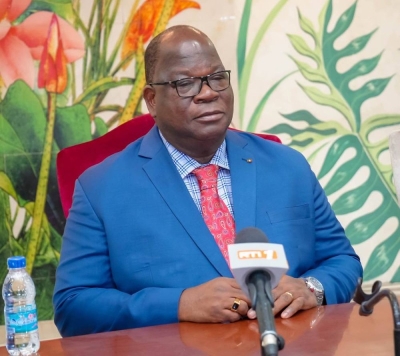 Le candidat de l'alliance Fpi-Rhdp, Laurent Bogui Tchagba