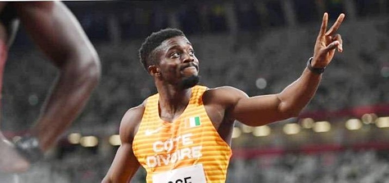 Arthur Cissé prêt à aller chercher l'or en finale du 100m, mardi. (Ph: Dr)