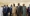 Le nouveau président du conseil régional du Gbêké, Jacques Konan Assahoré (3è à partir de la gauche) entouré des Vice-présidents et le préfet de région. (Ph: CK)