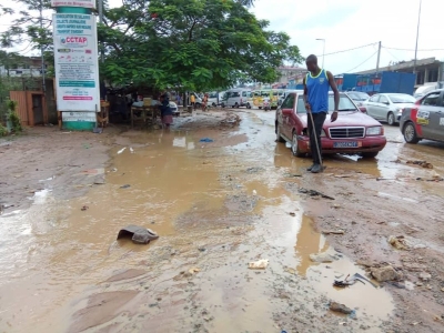 L'entrée de la gare. (Ph: Bavane)