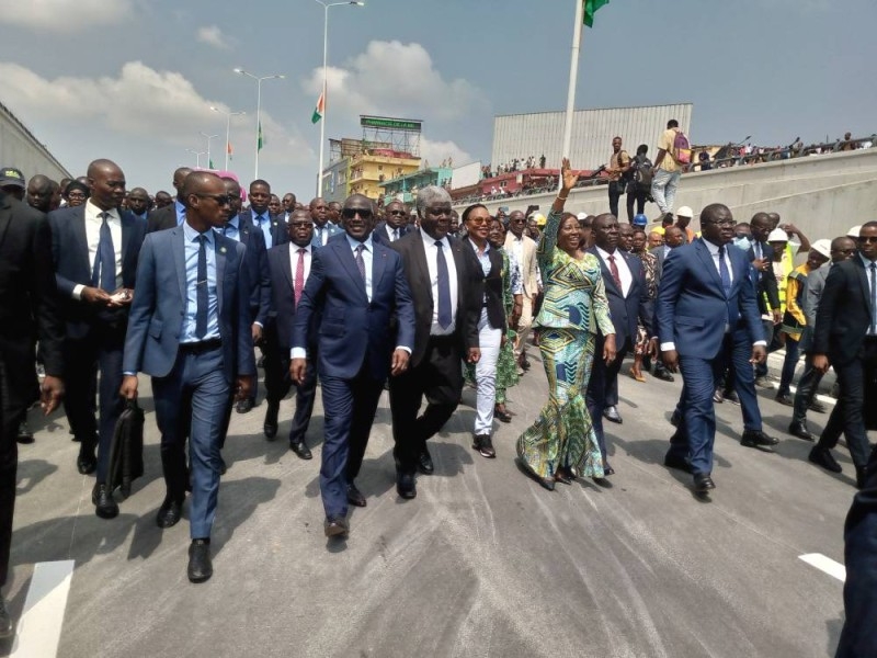 Le Premier ministre, Beugré Mambé appelle les usagers de ce tronçon à la prudence. (Franck YEO)